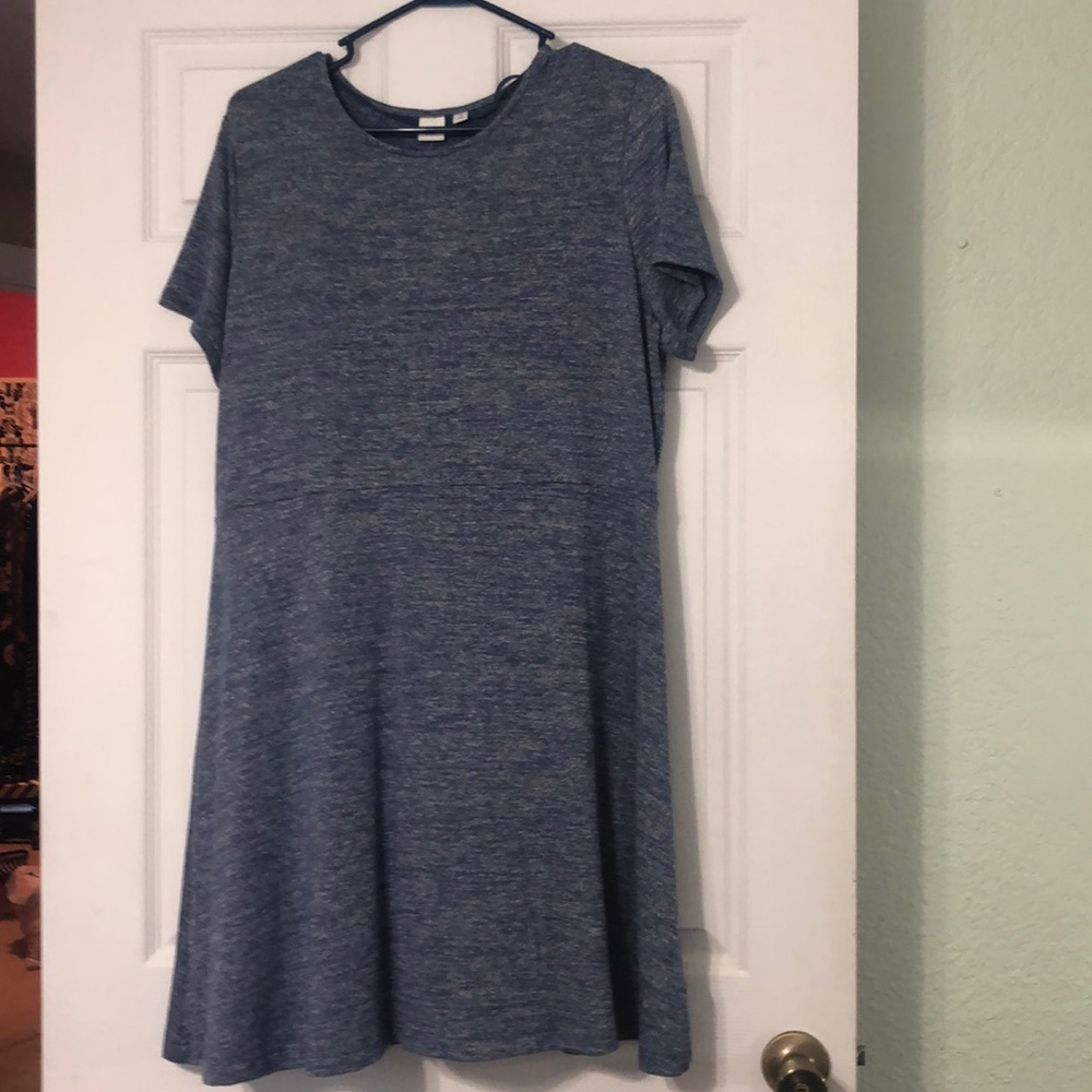 Gap Blue A-line dress- only worn once!